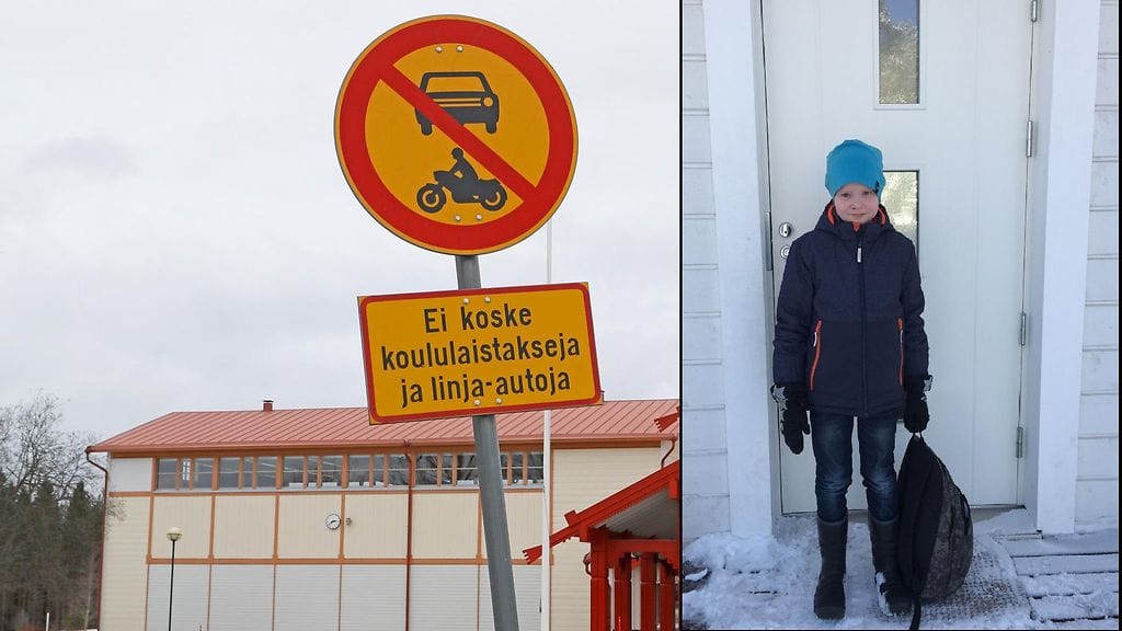Dominic Lindman joutui istumaan koulutaksissa tunteja, eikä ymmärtänyt kuljettajan kieltä.