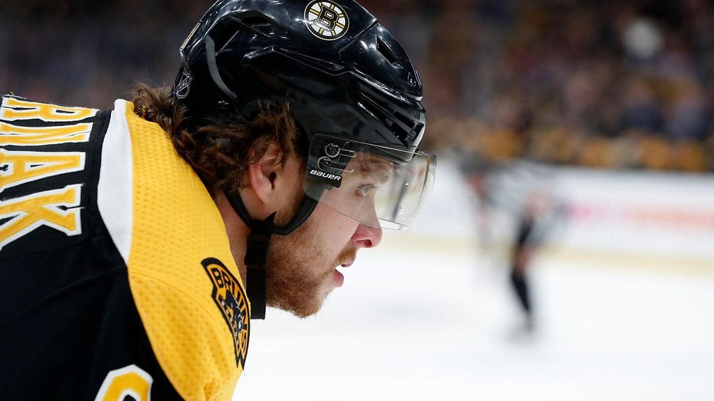 David Pastrnak on toistaiseksi sivussa Bostonin kokoonpanosta.