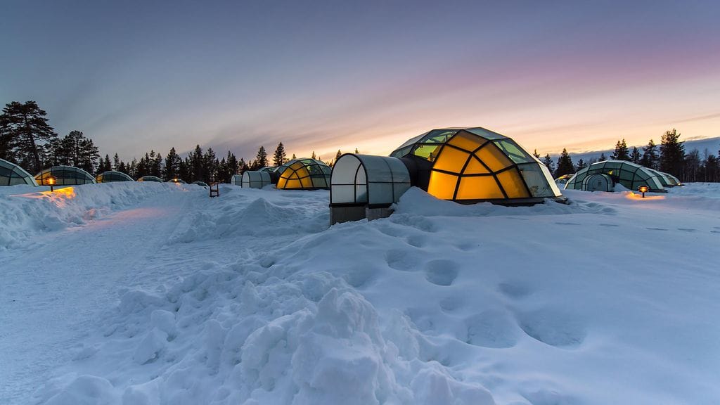 Suomi Lasi-iglu Kakslauttanen