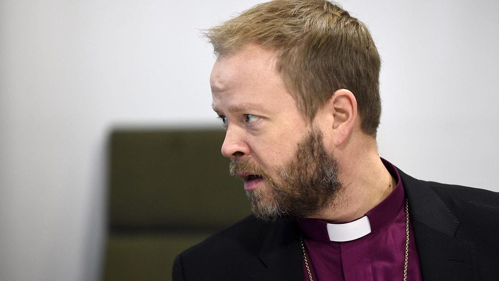 Teemu Laajasalo vihittiin Helsingin piispaksi marraskuussa 2017.
