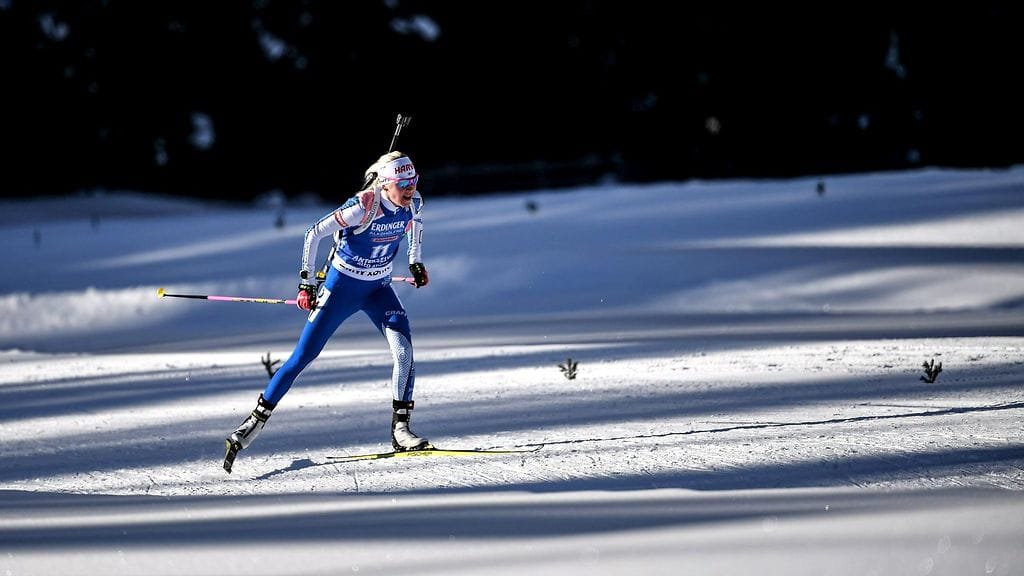 Kaisa Mäkäräinen hiihti