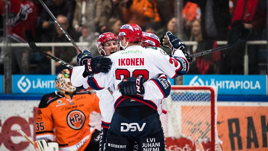 HIFK juhli HPK:ta vastaan.