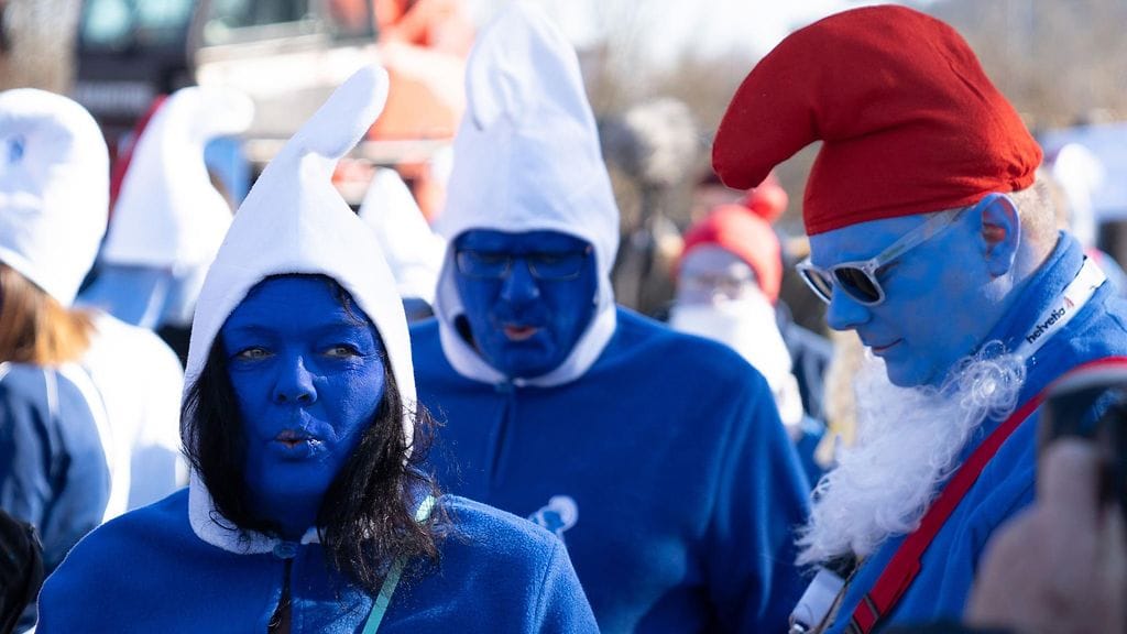 Lehtikuva smurffit Saksa