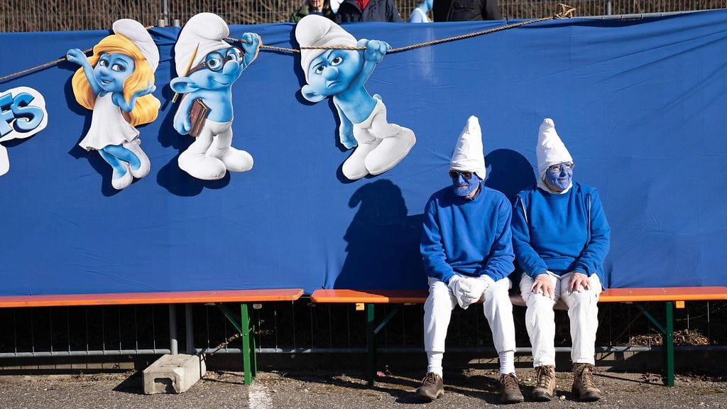 Lehtikuva smurffit Saksa maailmanennätys