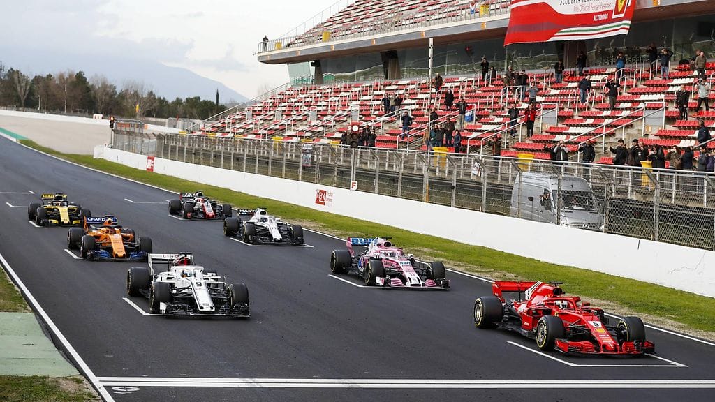 F1-talvitestit käynnistyvät tänään Espanjan Barcelonassa. Kuva viime vuoden testeistä.