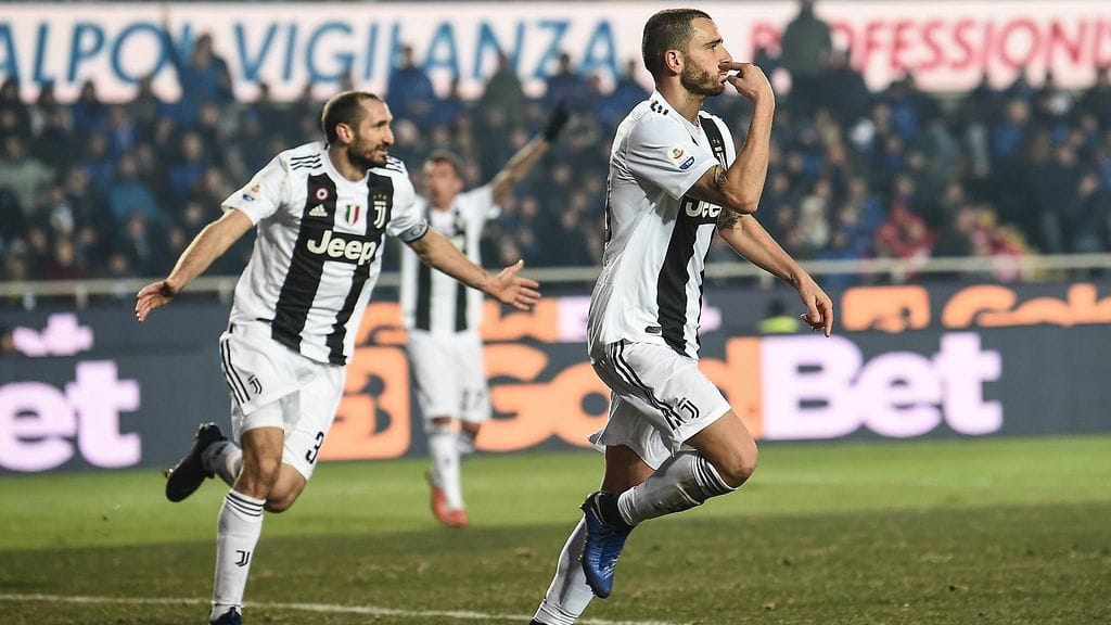 Leonardo Bonuccilla ja Giorgio Chiellinillä on pitkä historia Juventuksessa.