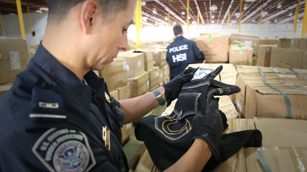 Kuvituskuvaa Yhdysvaltain rajavartiolaitoksesta.