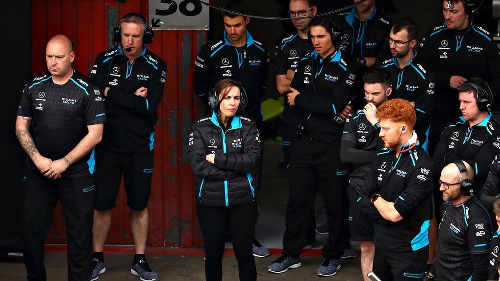 Claire Williams on johtanut viime vuodet isänsä F1-tallia.