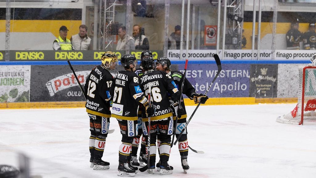 Kärpät juhli Oulussa.