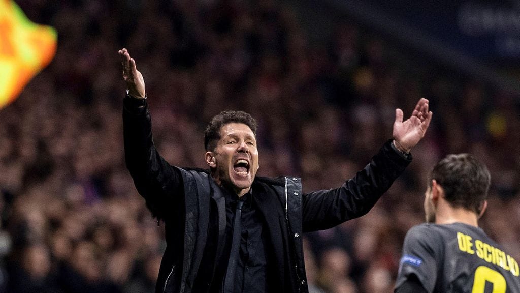 Diego Simeone otti ilon irti.