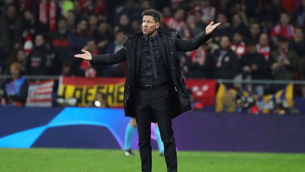 Diego Simeone pyysi anteeksi elettään.