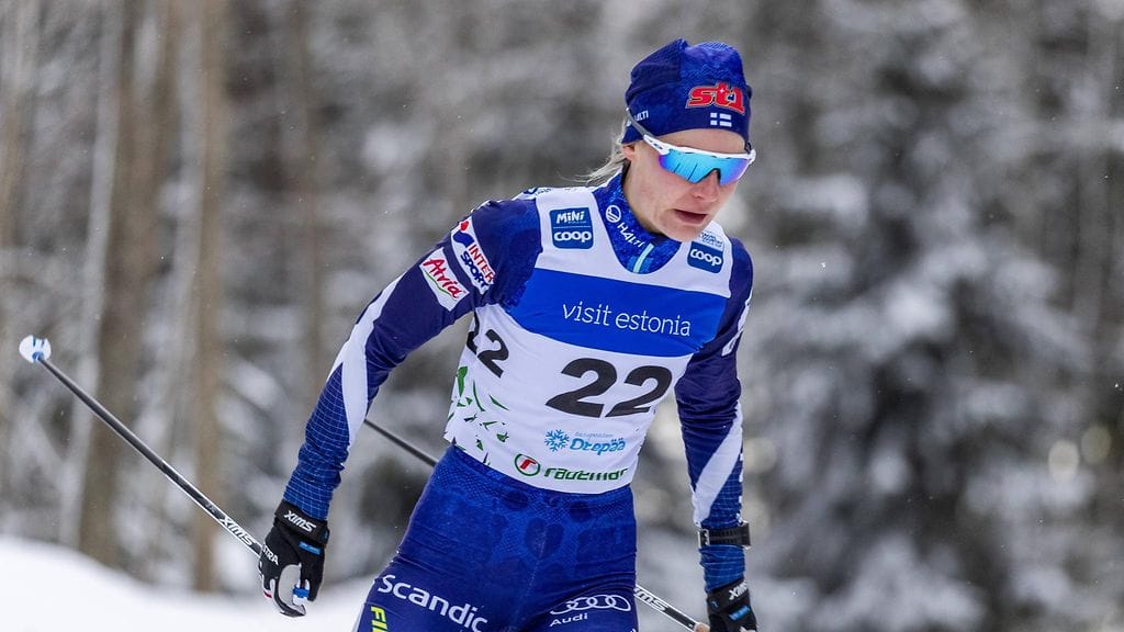 Anne Kyllönen oli paras suomalainen naisten sprintin aika-ajossa.