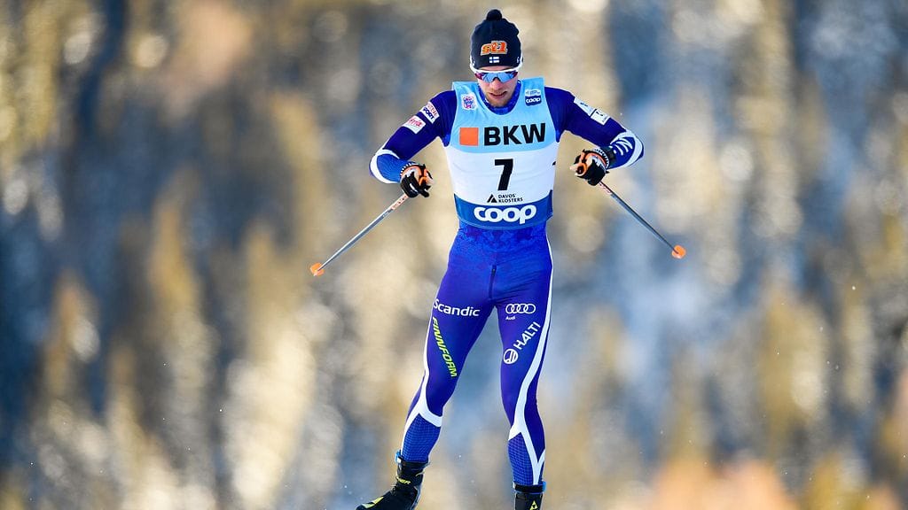 Joni Mäki oli sprintin aika-ajon nopein suomalainen.