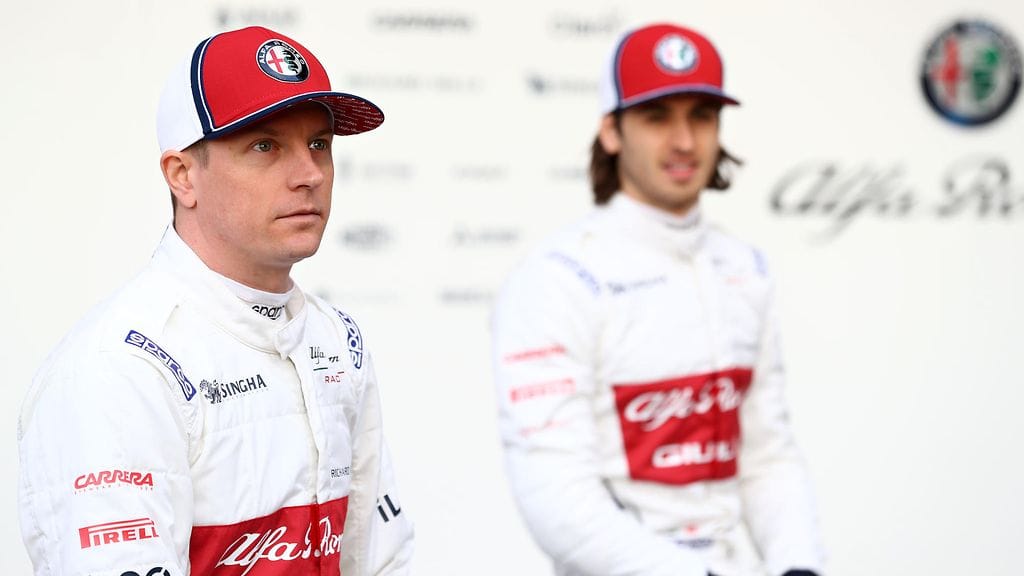 Kimi Räikkönen ja Antonio Giovinazzi