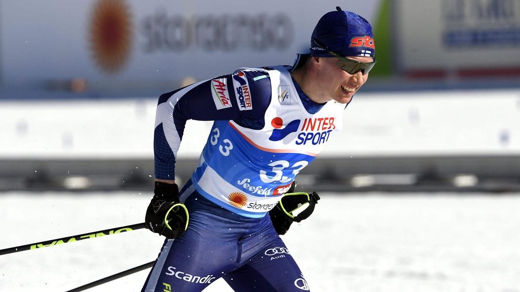 Matti Heikkinen hiihti lauantain yhdistelmäkilpailussa Seefeldin MM-kisoissa 12:nneksi.