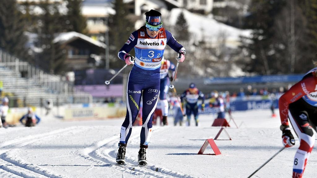 Krista Pärmäkoski pääsee tiistaina hiihtämään päämatkansa. Kilpailu mitalista on kuitenkin kovaa.