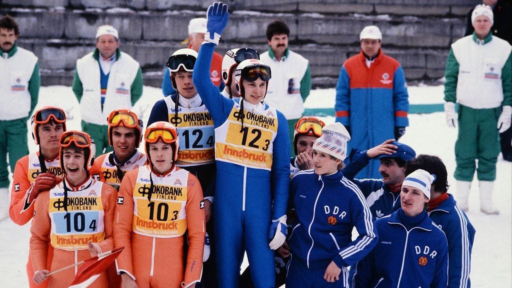 Seefeld joukkuemäkikisa 1985