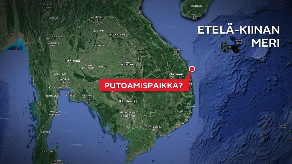 MH370-mahdollinen putoamispaikka