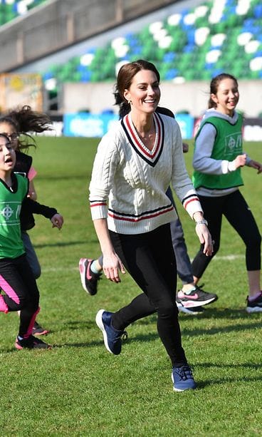 Catherine ja William jalkapallo Belfast 27.2.2019 8
