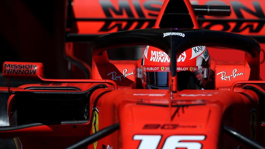 Charles Leclerc ajoi Barcelonan testeille uuden pohja-ajan.