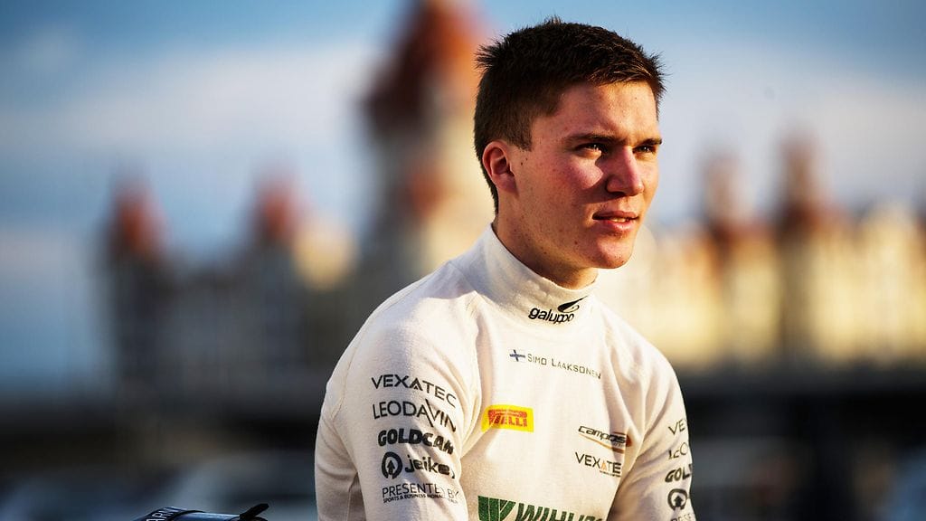 Simo Laaksonen jatkaa tulevalla kaudella Formula 3 -sarjalla.