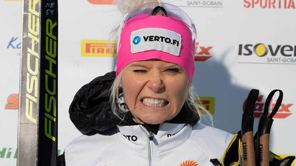 Mari Eder on yhtä vihaa, kun iso, MM-kisojen talvi meni pipariksi.