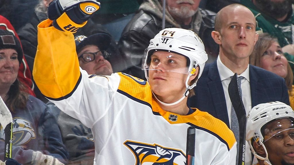 Mikael Granlund palasi yön NHL-kierroksella Minnesotaan, jossa hän kohtasi ex-seuransa Nashville Predatorsin paidassa.