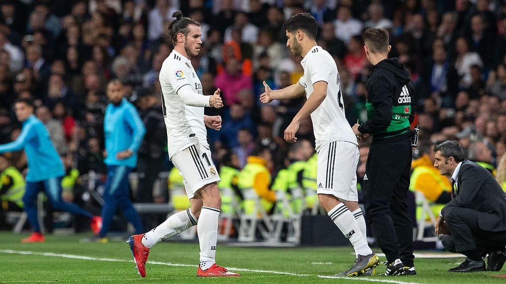 Marco Asensio tuli Balen tilalle lauantain El Clasicossa.