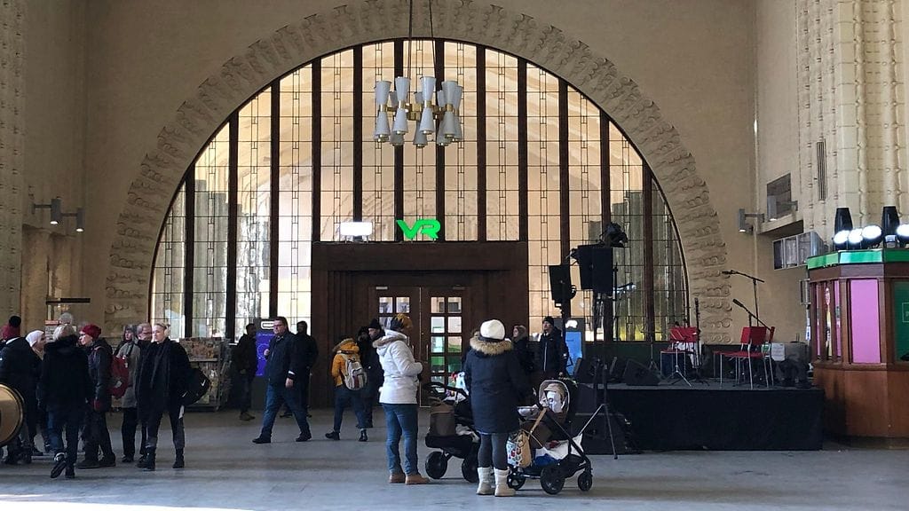 Rautatieasema, Helsinki, odotushalli