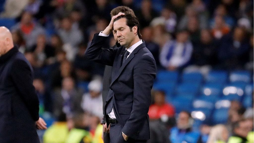 Santiago Solari asema Real Madridissa heikentyi entisestään.