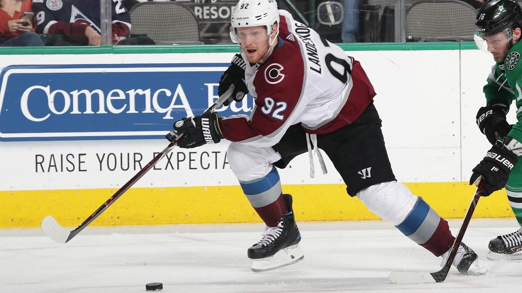 Mikko Rantasen viereltä tuttu ruotsalaishyökkääjä Gabriel Landeskog joutuu viikkojen ajaksi sivuun NHL:ssä.