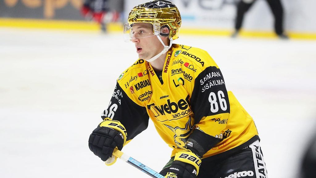 Tyler Morley on tehnyt kolme maalia JYPin verkkoon.