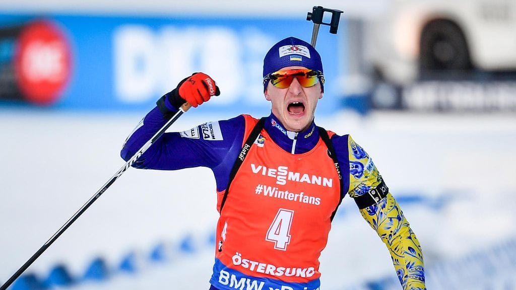 Dmitro Pidrutshnyi otti kovan päänahan miesten takaa-ajokisassa.