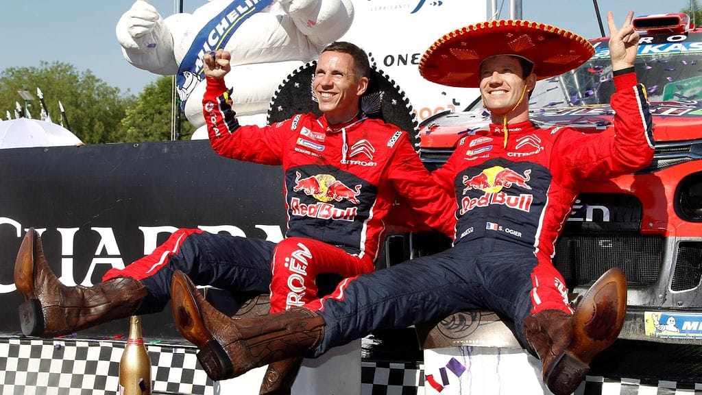 Kartturi Julien Ingrassia ja Sebastien Ogier uusissa buutseissaan.