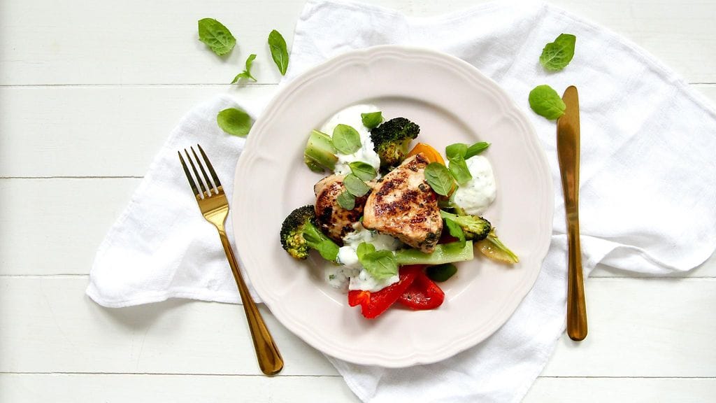 Makujen aamu: Ponzu-marinoitua broileria