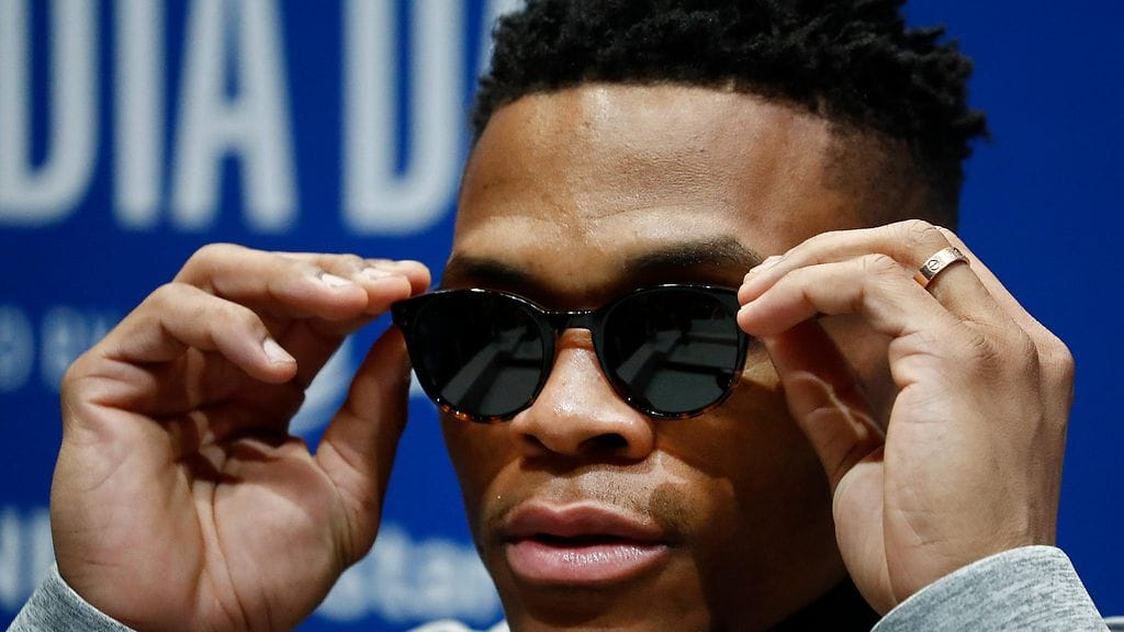 Russell Westbrook iski takaisin katsojan kommenttiin.