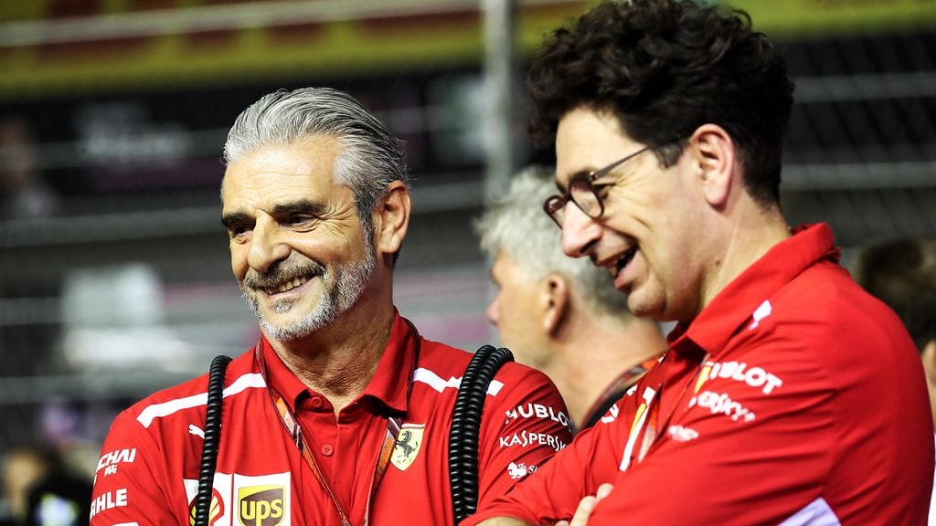 Mattia Binotto korvasi Maurizio Arrivabenen Ferrarin tallipäällikkönä.