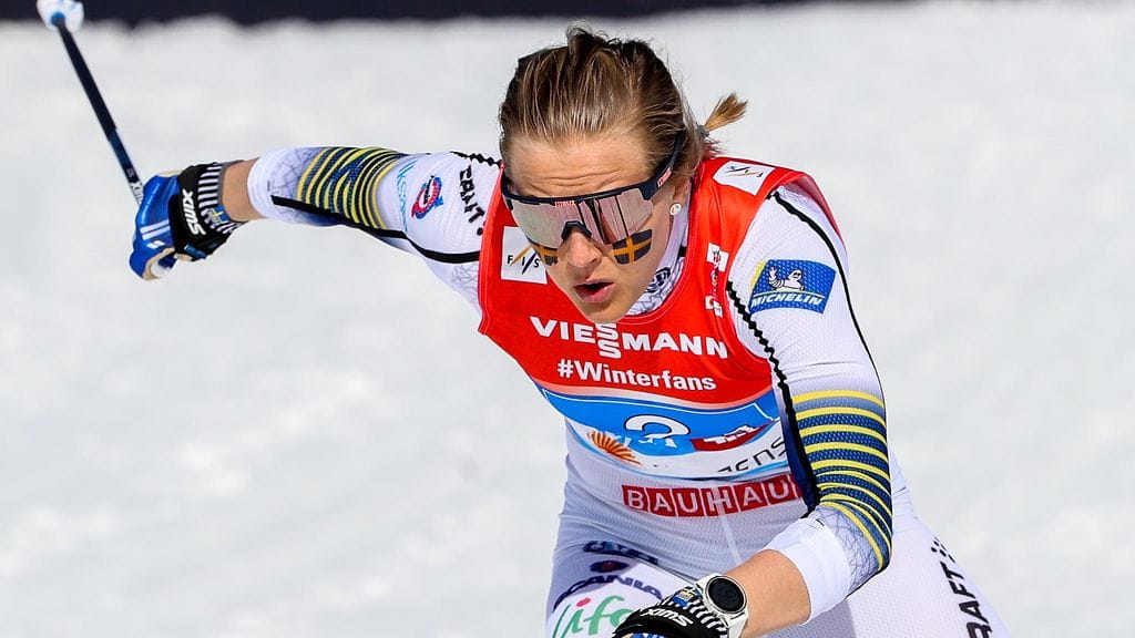 Ruotsin Stina Nilsson voitti kaksi MM-kultaa Seefeldissä.
