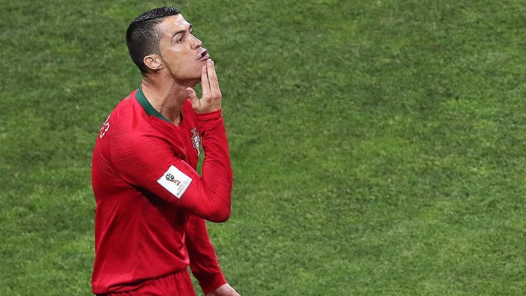 Cristiano Ronaldo oli ESPN:n listauksen mukaan vuoden 2018 tunnetuin urheilija.