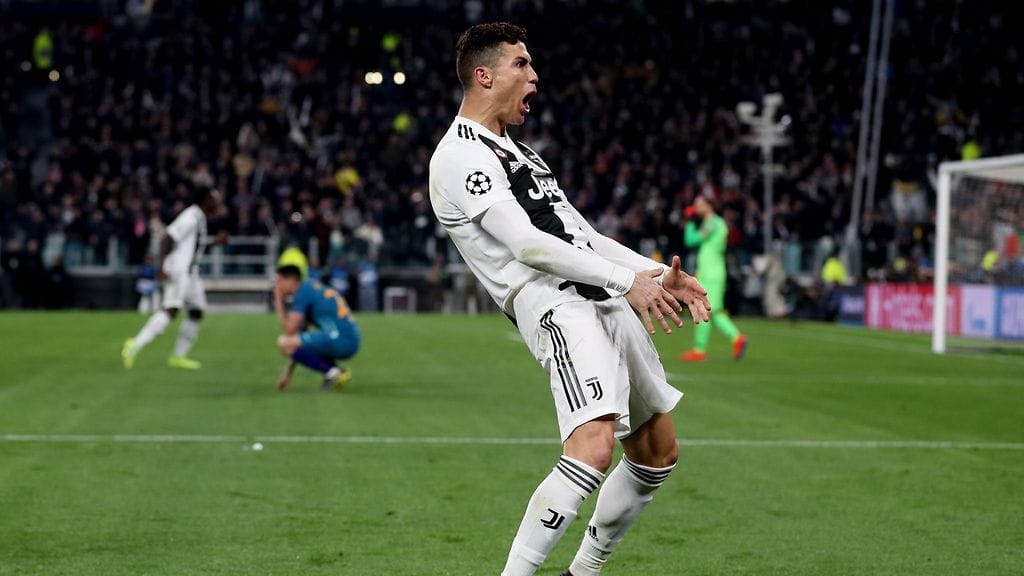 Cristiano Ronaldo tuuletti kolmatta maaliaan kyseenalaisella tavalla.