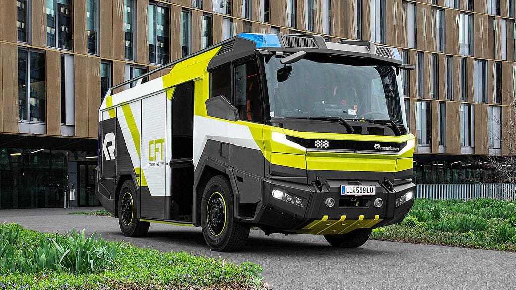 volvo penta rosenbauer concept fire truck cft