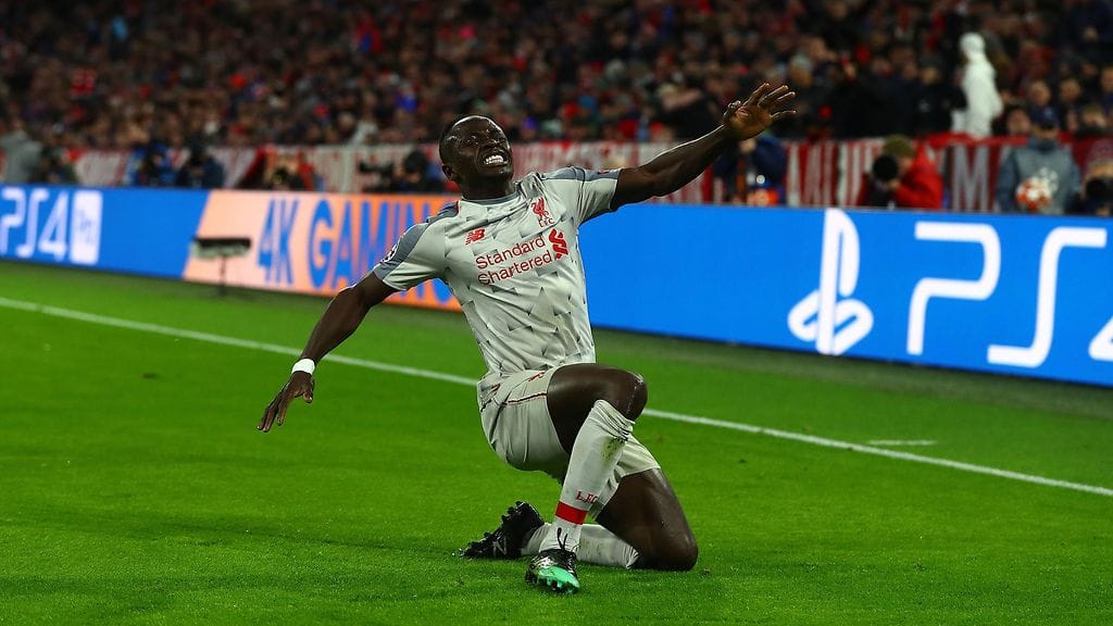 Sadio Mané iski Liverpoolille kaksi maalia.
