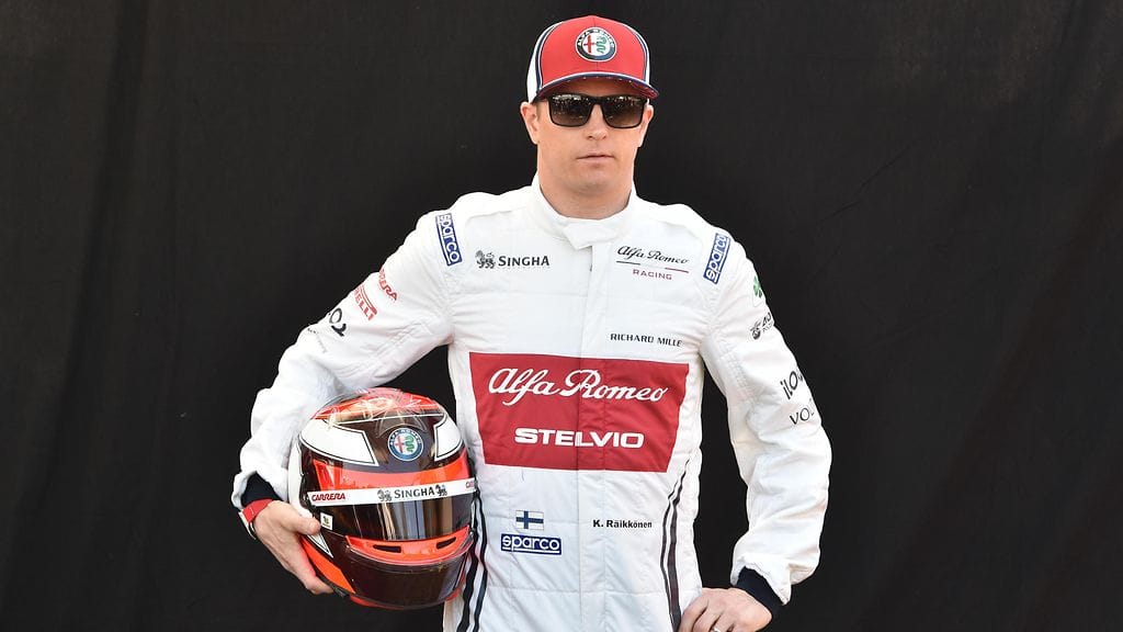 Kimi Räikkönen torstaina Australian Melbournessa.