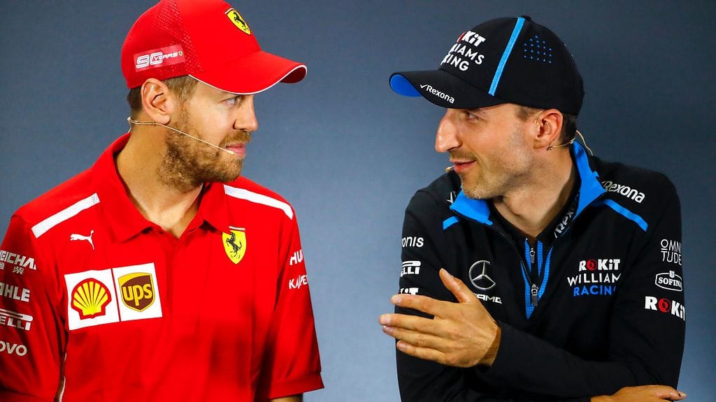 Sebastian Vettel otti lämpimästi Robert Kubican takaisin F1-ympyröihin.