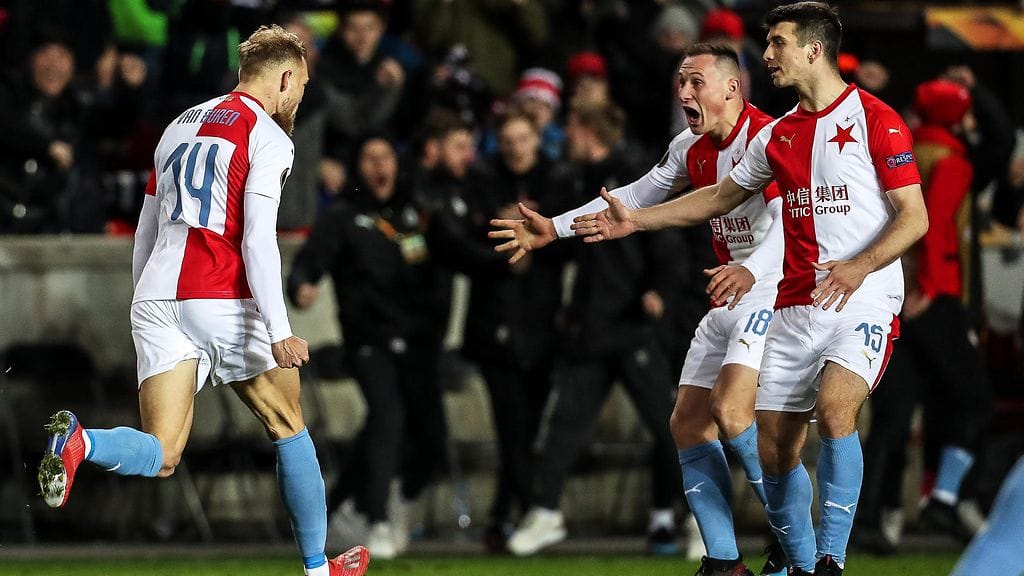 Slavia Praha nujersi Sevillan Eurooppa-liigan neljännesvälierissä.