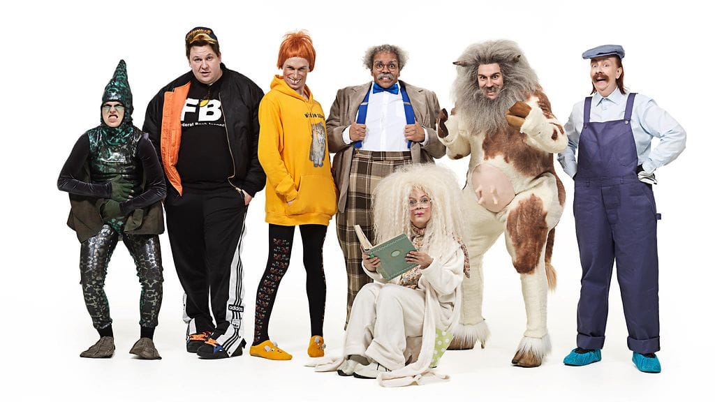 Putouksen sketsihahmot vuonna 2019 ovat Lisko-Leena Vähäpätölä, Simpsa, Nöpö-Felix, Pentti Olavi Liitikko, Muuses Lypsäväinen, Kari Tolkku ja Tosi-täti.