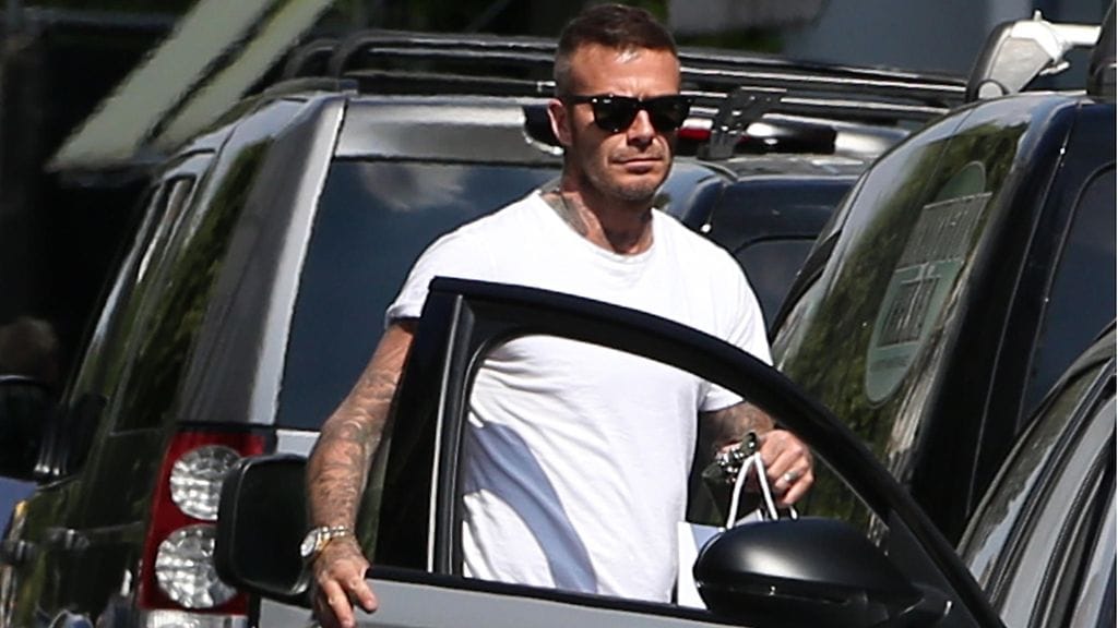 David Beckham kuvattuna vuonna 2018.