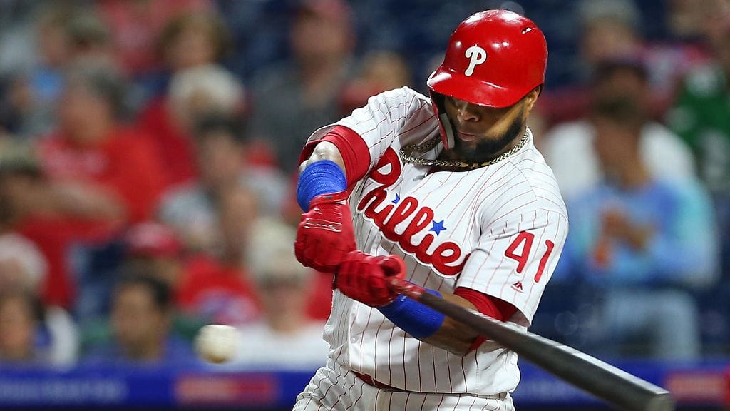 Carlos Santana Philadelphia Philliesin paidassa.