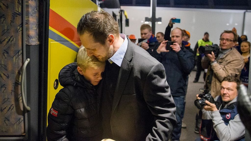 Ville Nieminen koki tunteikkaita hetkiä Tapparan ja Lukon välieräkohtaamisessa 2015.