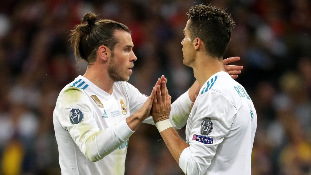 Gareth Bale ja Cristiano Ronaldo pelasivat joukkuekavereina vielä viime kaudella.